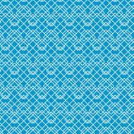 White Abstract Line Pattern on Blue Background vector