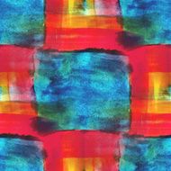 art blue red yellow avant-garde background hand paint seamless
