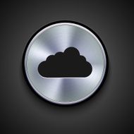 vector metal icon on gray background Eps10 N64