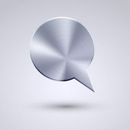 Vector full metal icon on blue background Eps10 N120