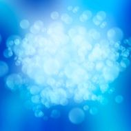 abstract glowing circles on a blue background