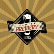 Retro Styled Beer Label N67