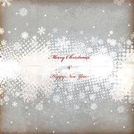 Abstract Background snowflakes