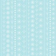 Blue delicate seamless texture with snowflakes