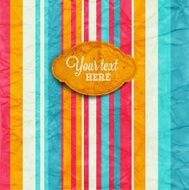 Vintage Label Retro Paper N7