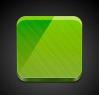 Vector green application icon