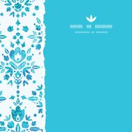Abstract Flower Damask Square Torn Seamless Pattern Background