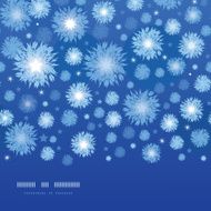 Starry night horizontal seamless pattern background