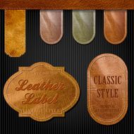 Retro styled labels N7
