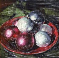 Ornaments in Red Bowl