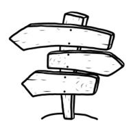 wooden placard N2