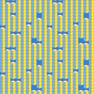 Pixel cube shapes seamless vector pattern N3