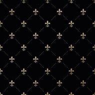 Seamless vector gold pattern with Fleur-de-lis N2