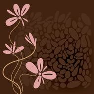 abstract floral background N328