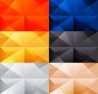 Polygonal backgrounds