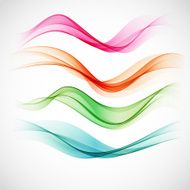 Smoke wave background Vector illustration N22
