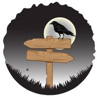 Abandoned Wooden Sign