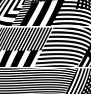 abstract black and white stripe pattern background N57