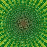 Vector binary code background