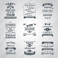 Success quotes set