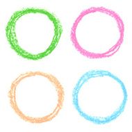 Colored round design elements N2