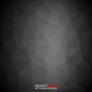 Light black vector abstract polygonal background N2