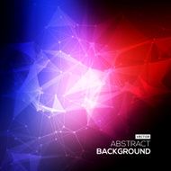 Abstract low poly Molecule And Communication Background N6