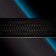 Abstract carbon technology background with neon