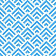 Abstract Blue and White Angle Stripes Pattern vector