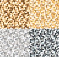 seamless shiny hexagonal pattern N2