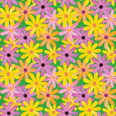 Seamless gerber daisies background N2