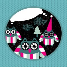 Christmas owls N2