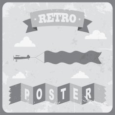 Vintage typography Background N4