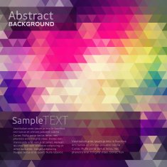 Multicolored mosaic background N158