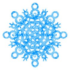 Vector snowflake for Christmas design N2