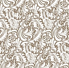 Ornate Abstract Baroque Pattern (Seamless) N2