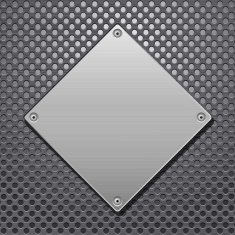 metal grid and plate N2
