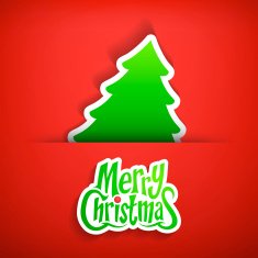 Paper Christmas tree N13