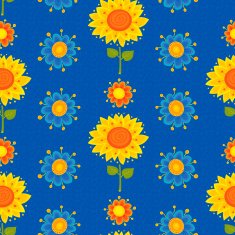 Floral Pattern (Sunflowers and Daisies) N2