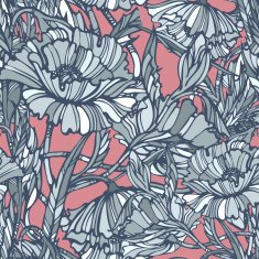 Seamless flower pattern Vector illustration N9