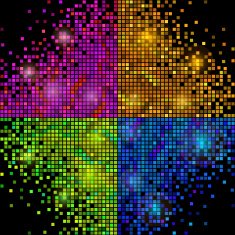 Multicoloured mosaic