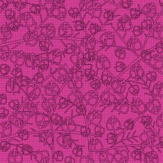 leaf pattern with pink background N2