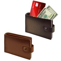 Black and brown leather wallets N2