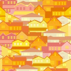 seamless house pattern N9