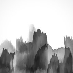 abstract black and white watercolor texture background