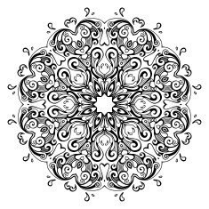 Mandala Indian decorative pattern N32