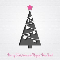 Merry Christmas Card N126