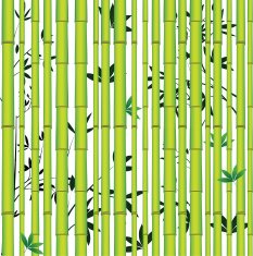Bamboo seamless asian tropic forest
