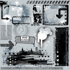 Urban Grunge Design Elements