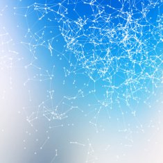 Fresh abstract background Connecting dots with lines